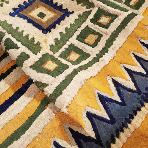 Fashionable Southwestern Floor Rug